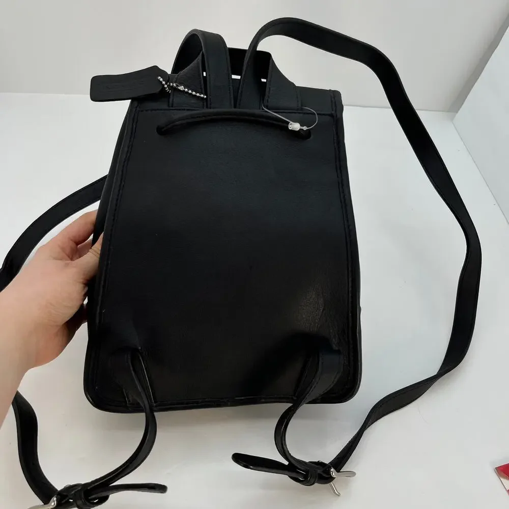 NEW Vintage Coach Daypack Backpack 9960 Black 2006